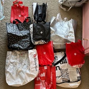 Assorted Lululemon bags! All from different seasons!